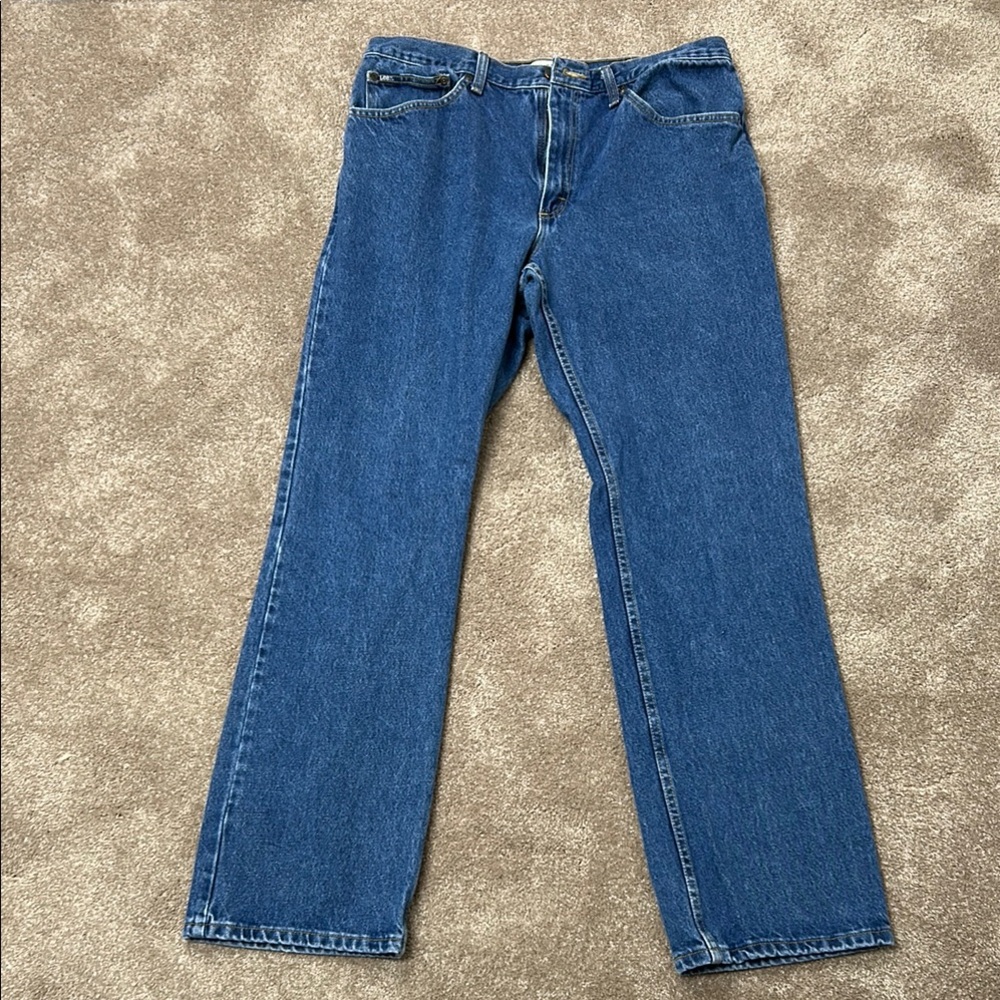 Lee Jeans: Men's 2020344 Pepper Stone Regular Fit Bootcut Jeans  36 x 34